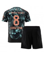 Bayern Munich Leon Goretzka #8 Vieraspaita Lasten 2024-25 Lyhythihainen (+ shortsit)